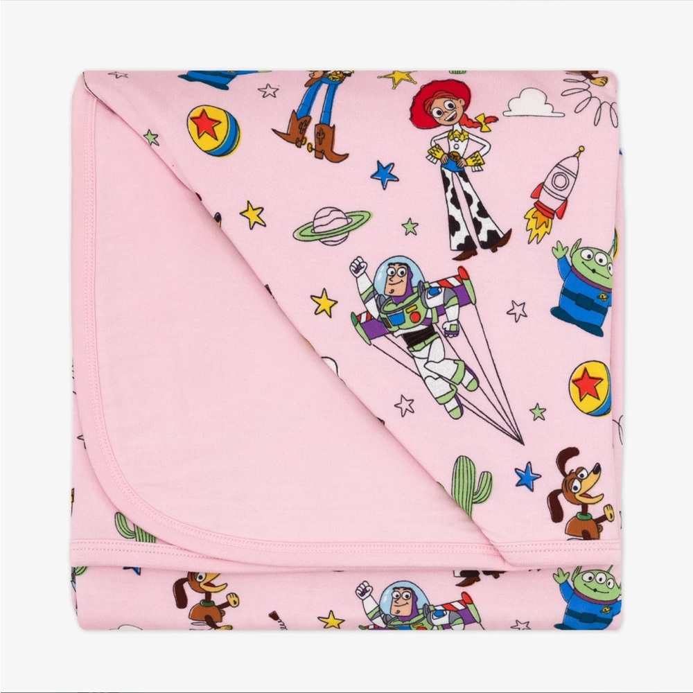 Little Sleepies Pink Toy Story Cloud Blanket